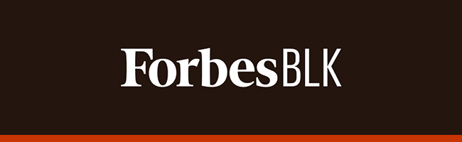Forbes black logo, a parter of career fair expo